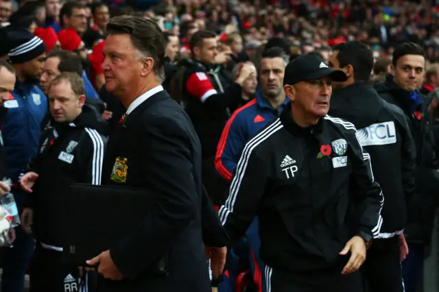 Louis van Gaal and Tony Pulis