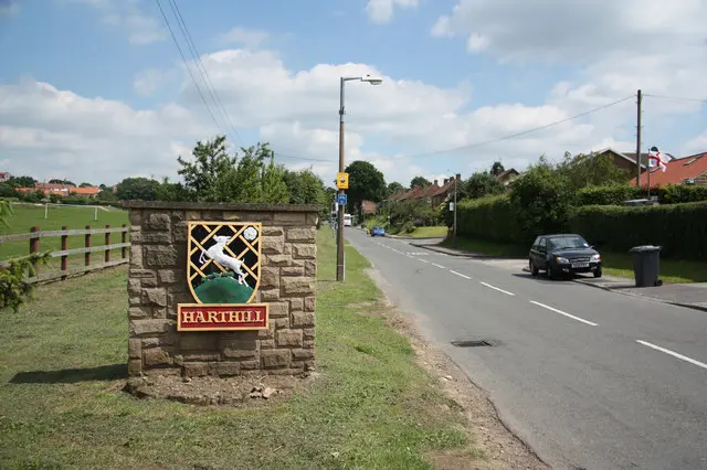 Harthill sign