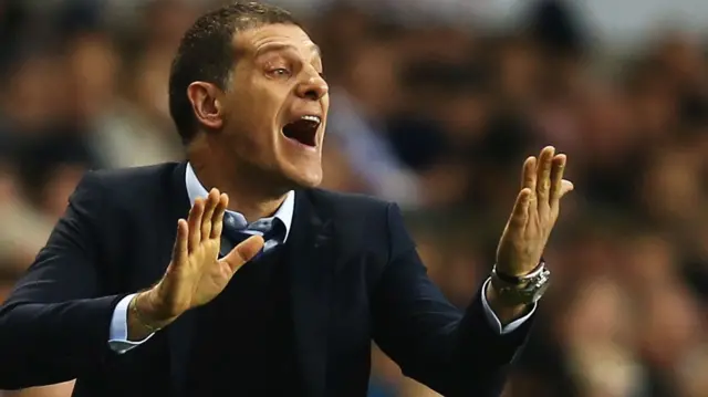 West Ham manager Slaven Bilic