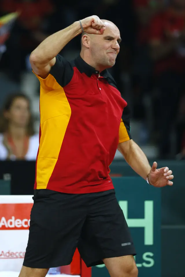 Belgium team captain Johan Van Herck