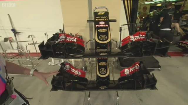 Lotus front wing