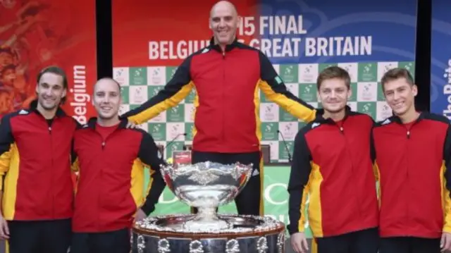 Belgium Davis Cup final team