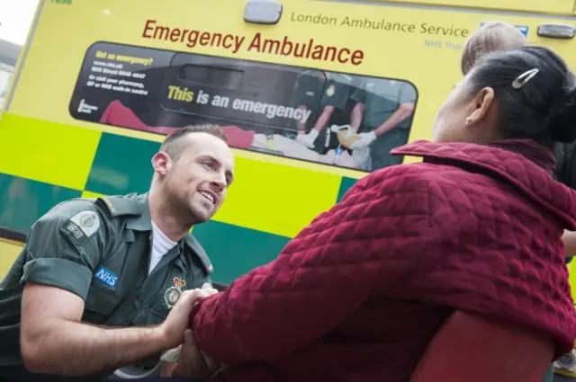 ambulance crew from Waterloo