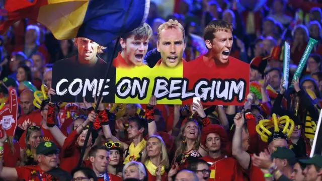 Belgium fans