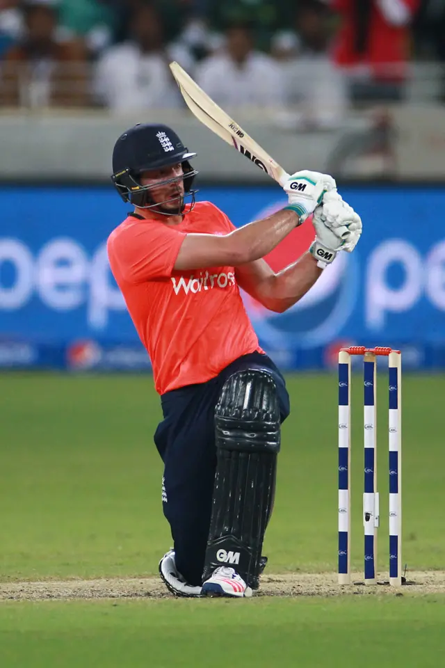 James Vince plays a shot