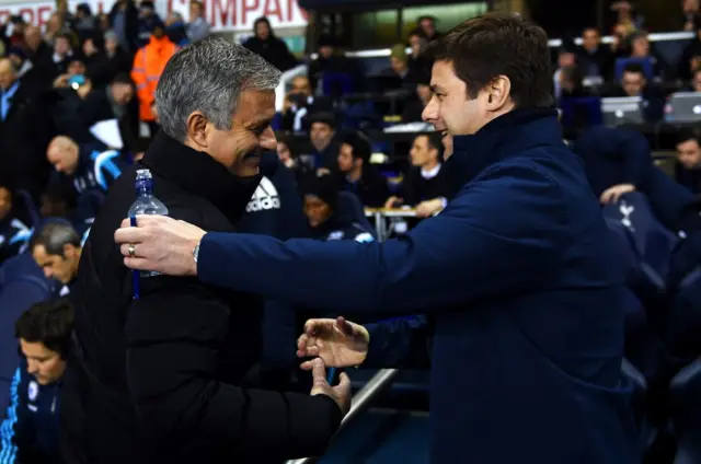 Jose Mourinho and Mauricio Pochettino