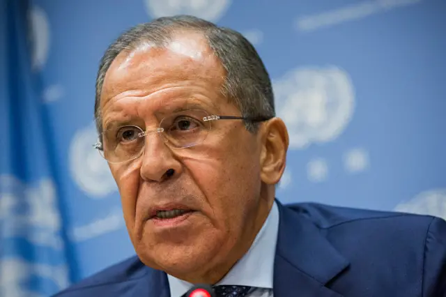 Russian Foreign Affairs Minister Sergey Lavrov