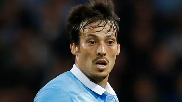 Manchester City playmaker David Silva