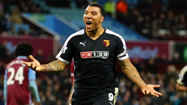 Troy Deeney celebrates