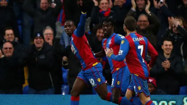 Yannick Bolasie celebrates