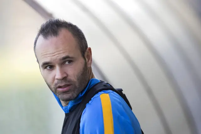 Barcelona's Andres Iniesta