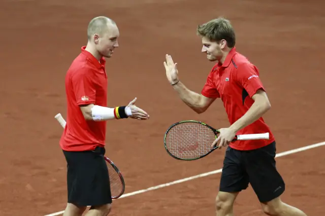 Steve Darcis and David Goffin