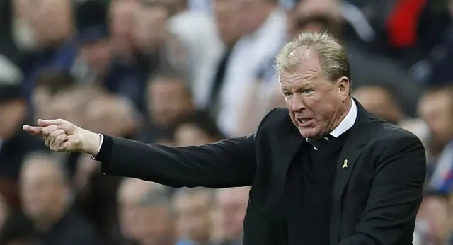 Newcastle manager Steve McClaren