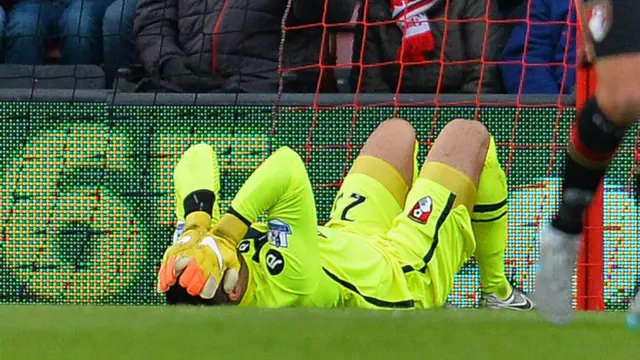 Bournemouth goalkeeper Adam Federici