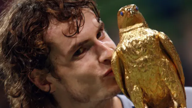 Andy Murray and Qatar Open trophy