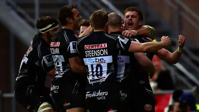 Exeter Chiefs celebrate