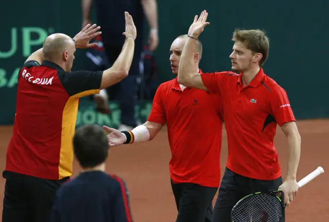 Johan van Herck celebrates