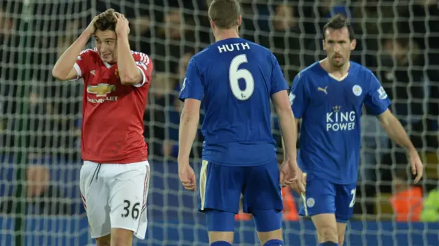 Matteo Darmian reacts