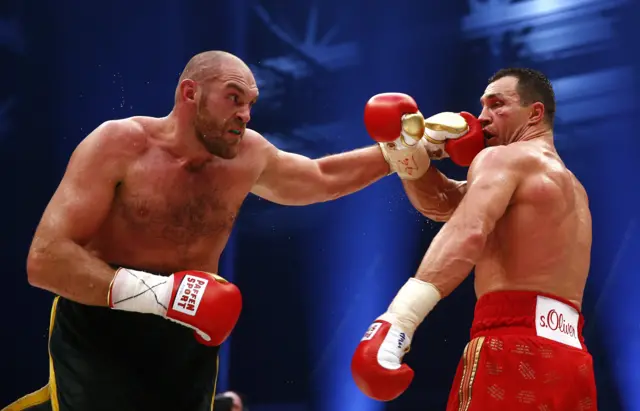 Tyson Fury shot