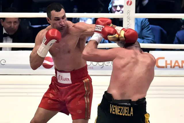 Klitschko left hand punch