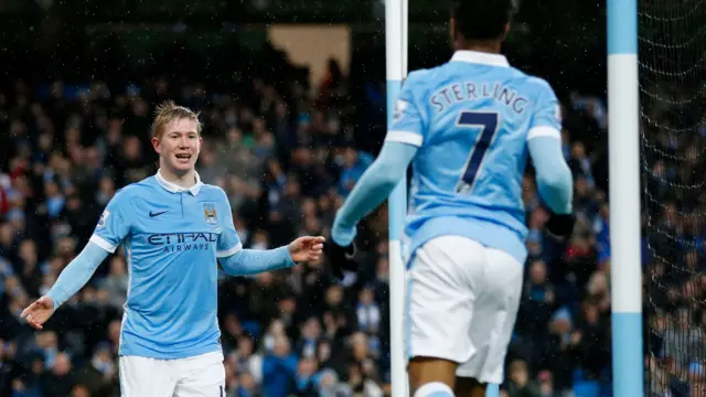 Kevin De Bruyne celebrates