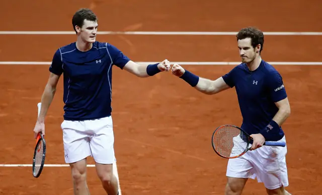 Andy Murray and Jamie Murray