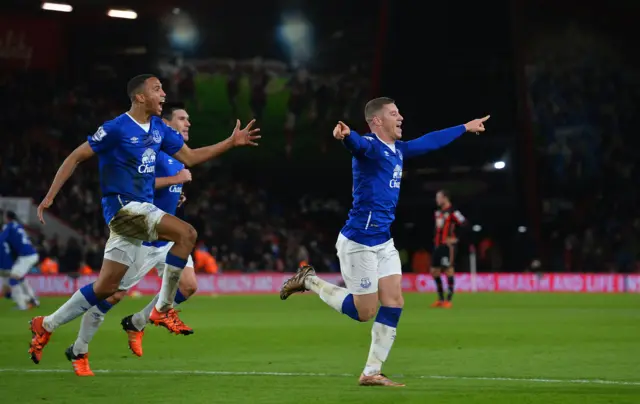 Ross Barkley celebrates