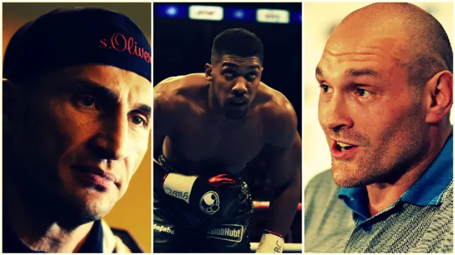 Wladimir Klitschko, Anthony Joshua, Tyson Fury