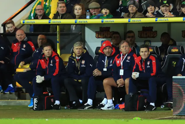 Arsenal's coaching staff