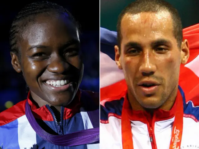 Nicola Adams and James DeGale