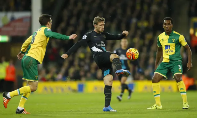 Arsenal's Nacho Monreal