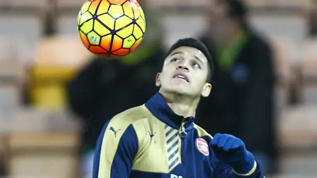 Arsenal's Alexi Sanchez