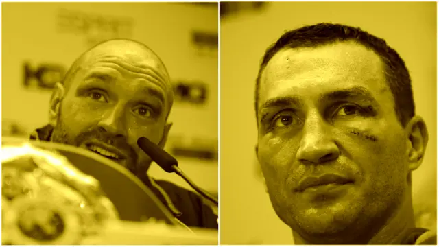 Tyson Fury and Wladimir Klitschko