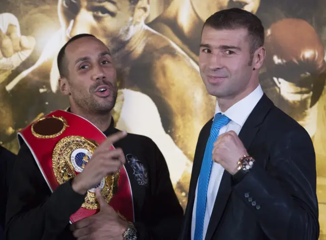 James DeGale and Lucian Bute