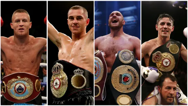 Terry Flanagan, Scott Quigg, Tyson Fury and Anthony Crolla