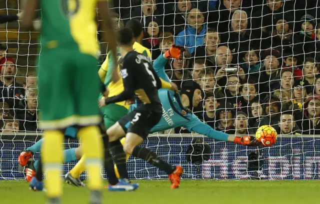 Petr Cech makes a save