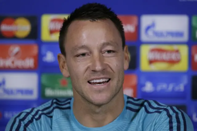 John Terry smiles