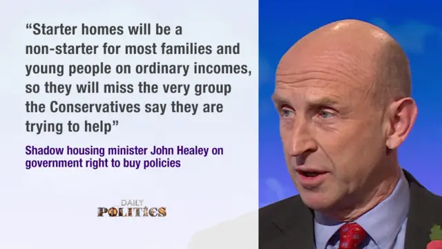 Shadow housing minister John Healey