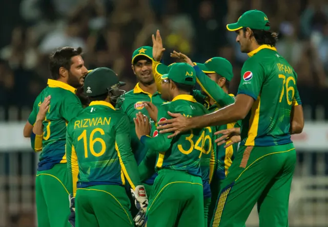 Pakistan celebrate