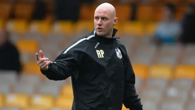 Port Vale manager Rob Page