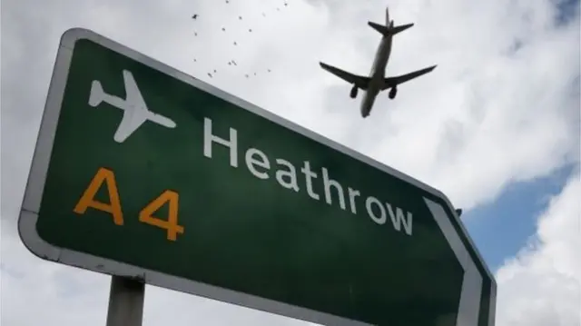 Heathrow sign