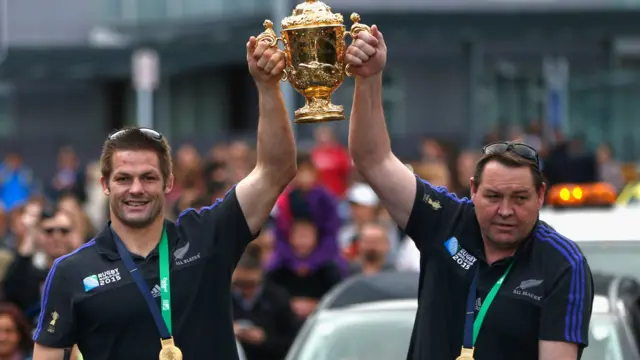 Richie McCaw (left) and Steve Hansen