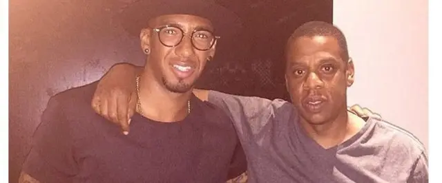 Jerome Boateng and Jay-Z