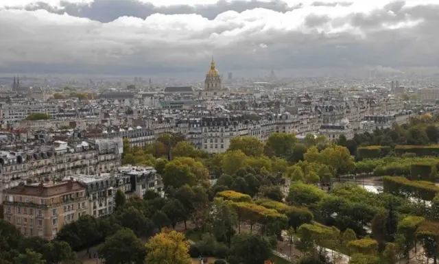 Rooftop view of Paris