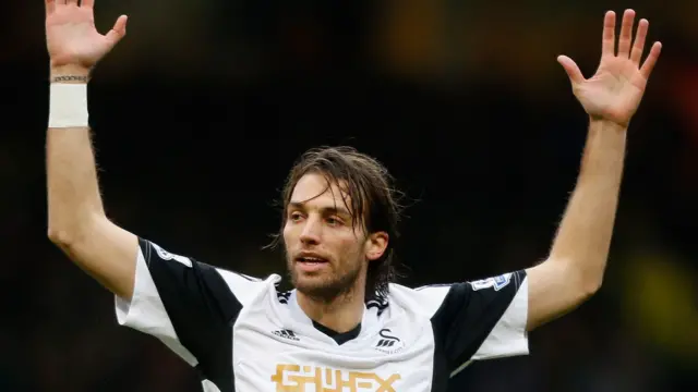 Swansea City striker Michu