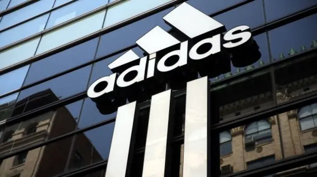 Adidas shop sign