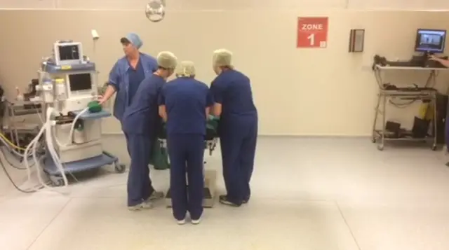 MK Hospital staff dance routine