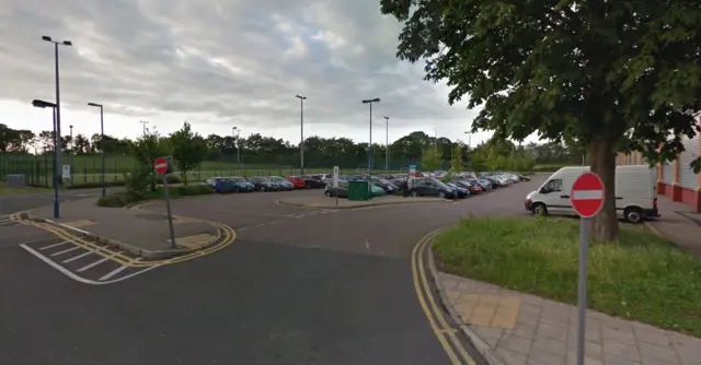 Car park in Court Drive, Dunstable