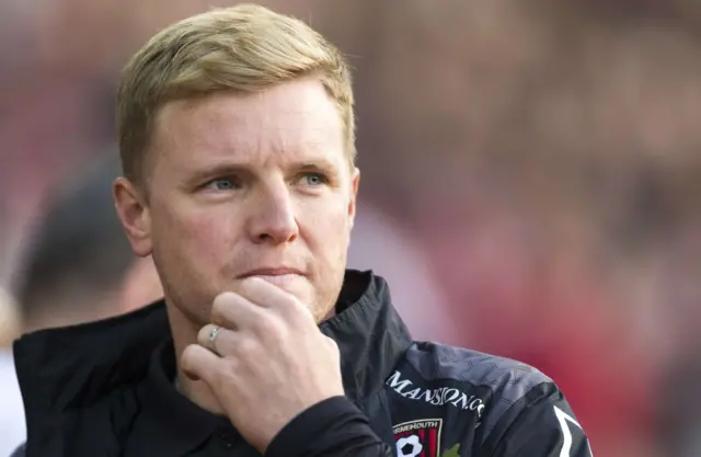 Bournemouth manager Eddie Howe