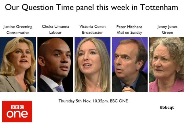 Question Time panellists